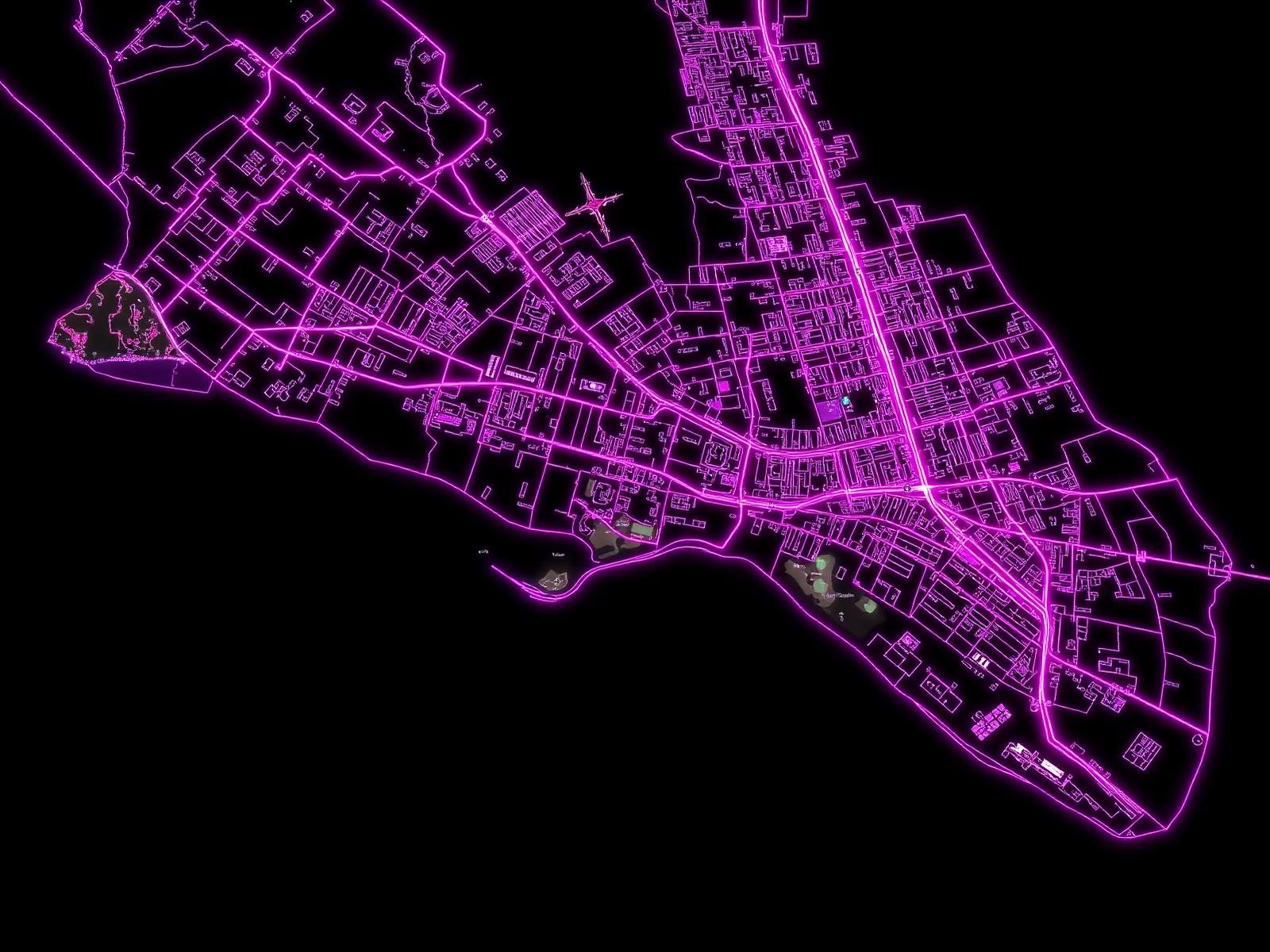 Neon map of Leonida